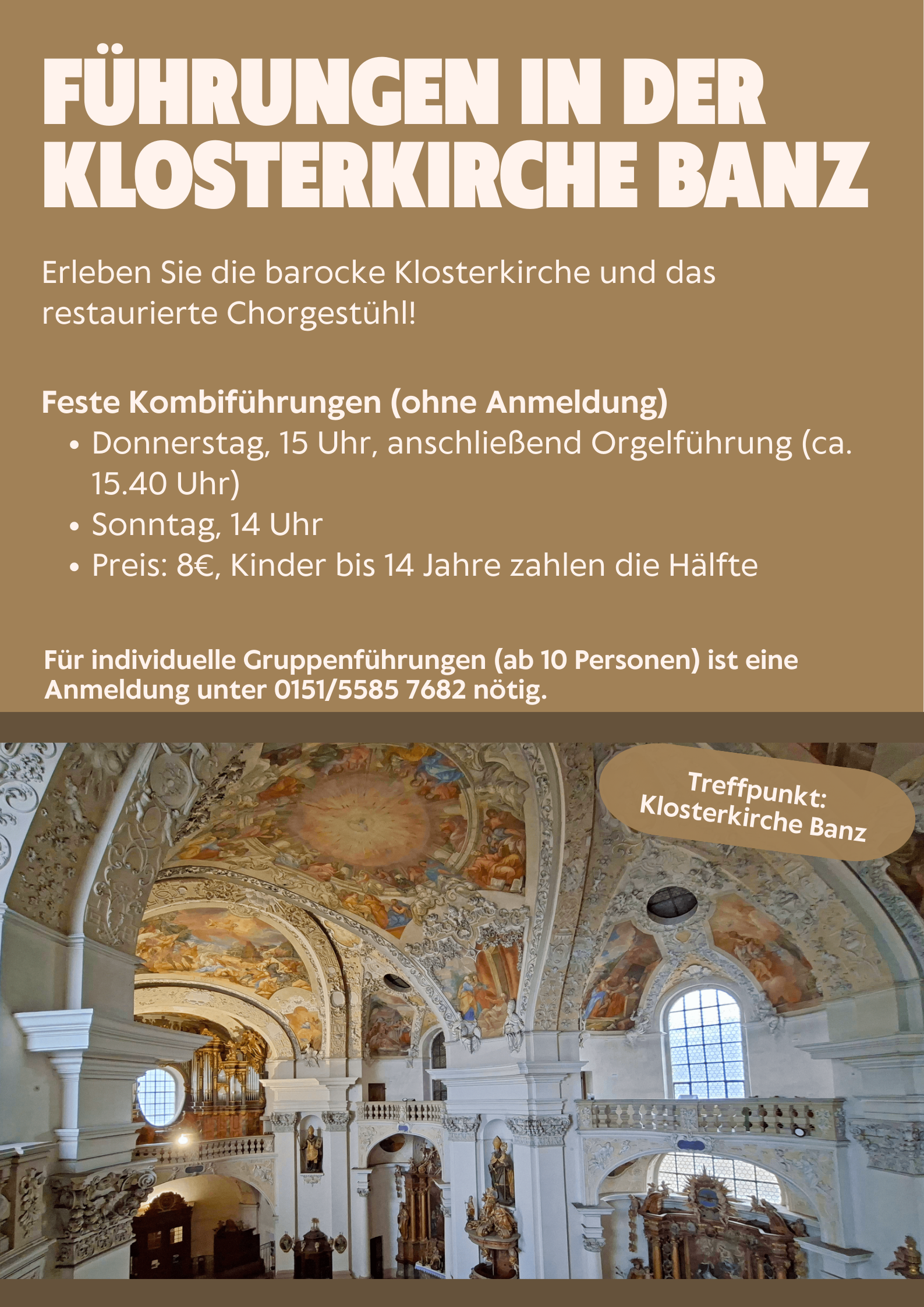 Führungen in der Klosterkirche Banz