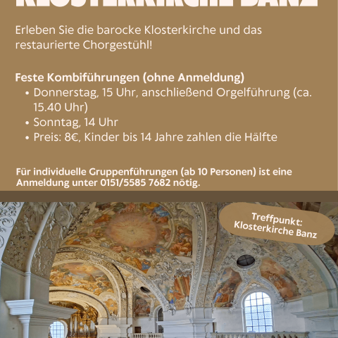 Führungen in der Klosterkirche Banz