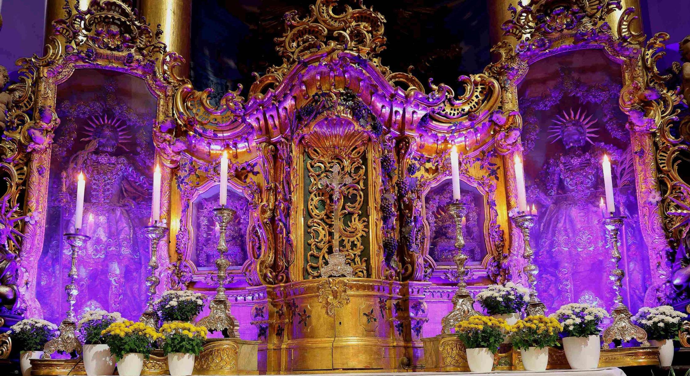 Gruselig oder Heilig; Klosterkirche Banz an Allerseelen