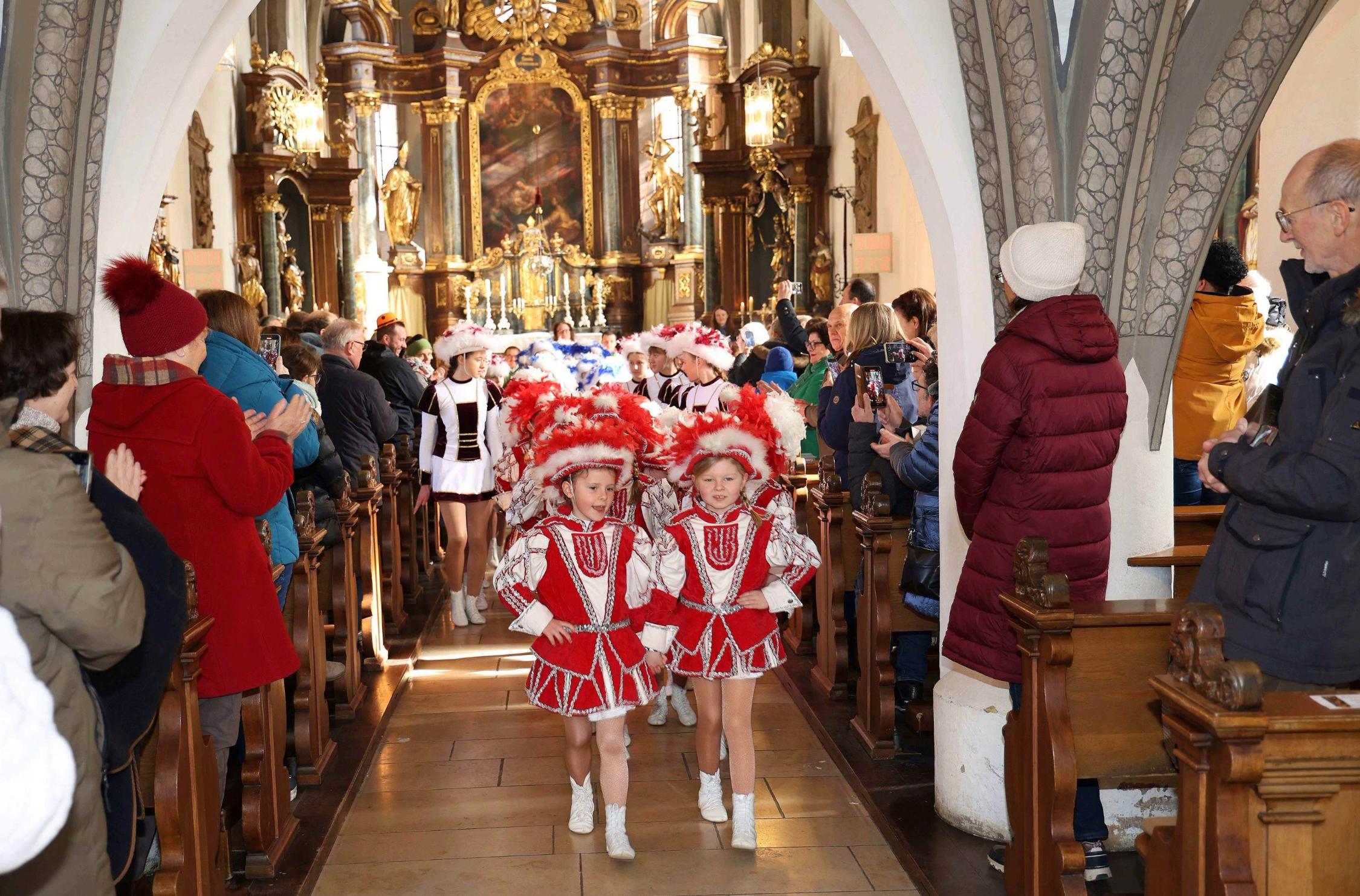Auszug der SKK-Garden aus der Pfarrkirche St. Kilian in Bad Staffelstein