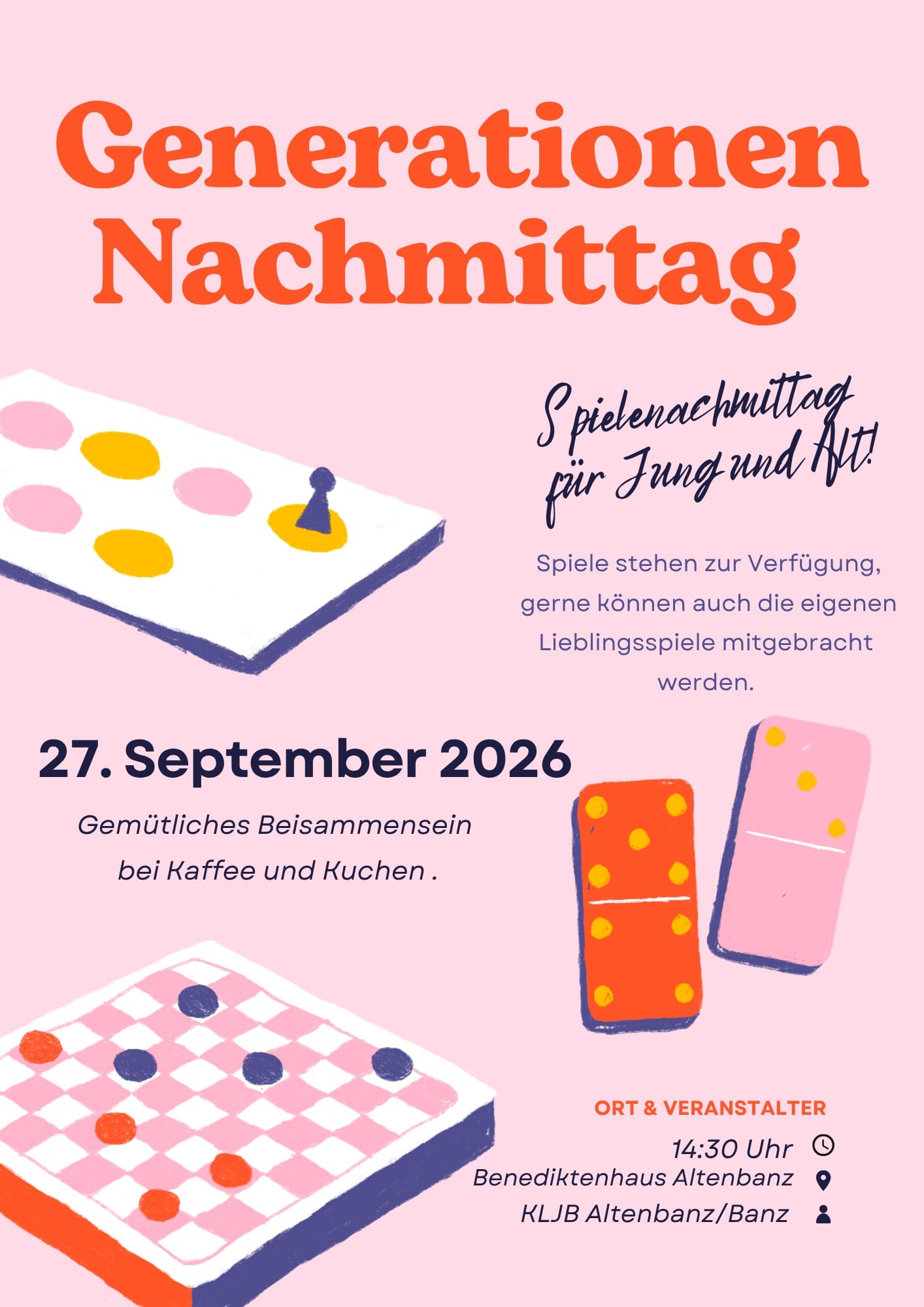 Generationennachmittag im September 2026 in Altenbanz