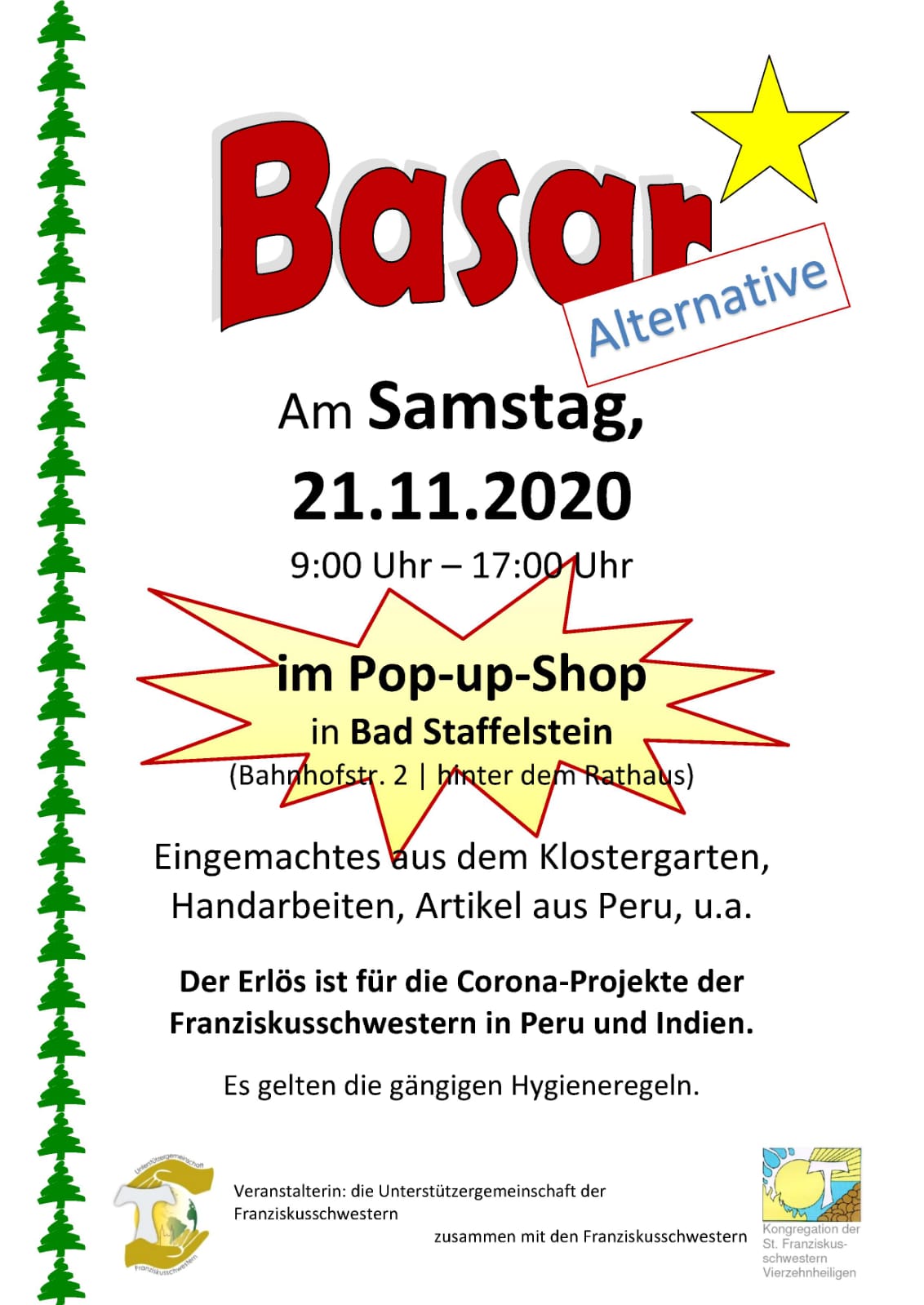 Basar Franziskusschwestern 2020
