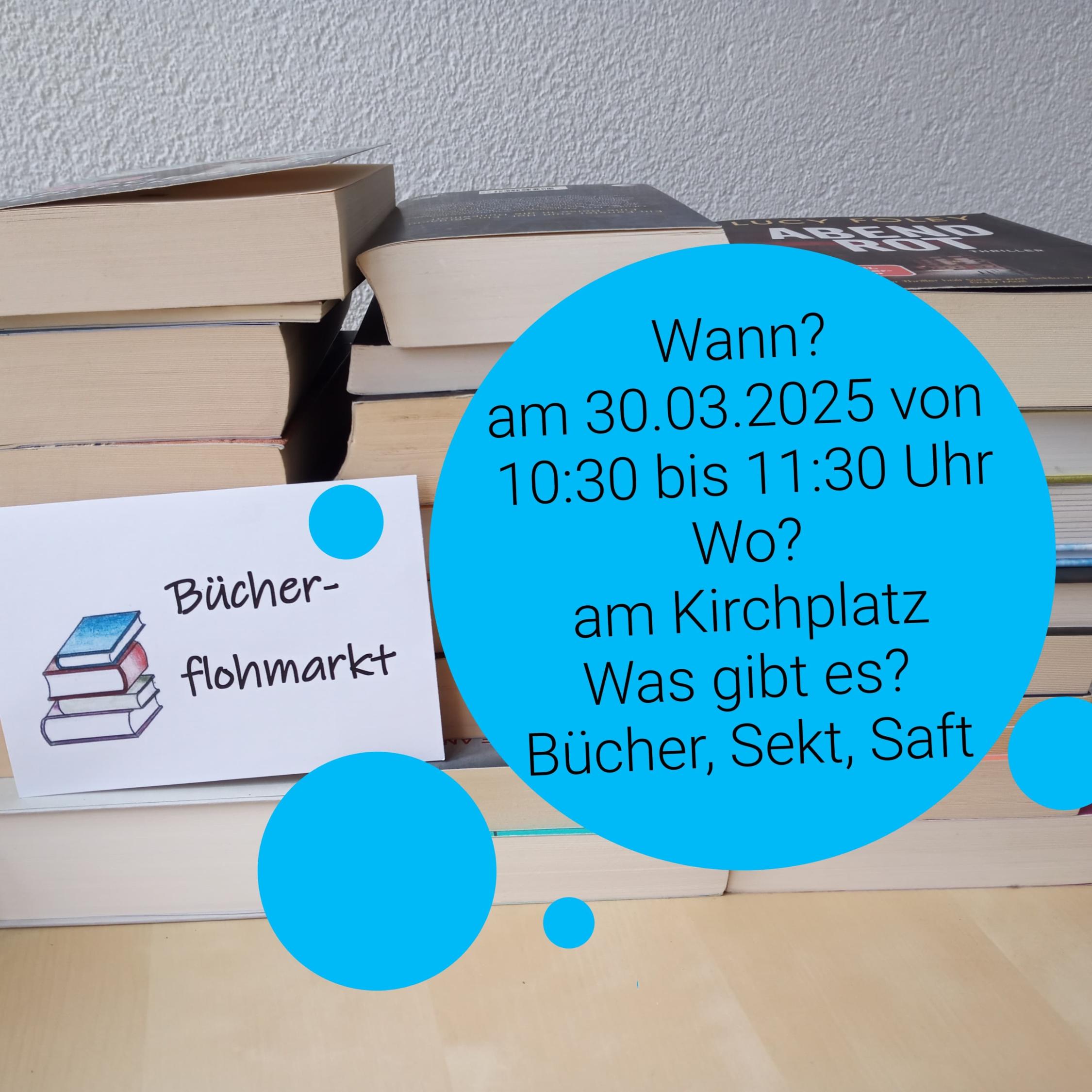 Bücherflohmarkt März 2025