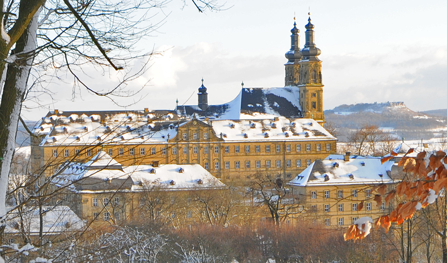 Winterliches Kloster Banz