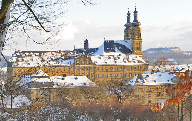 Winterliches Kloster Banz