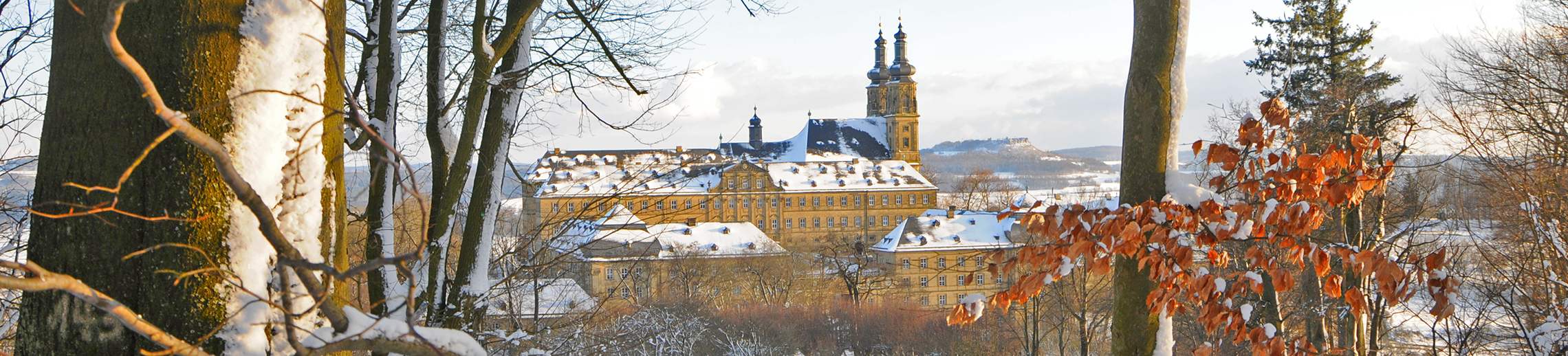 Winterliches Kloster Banz