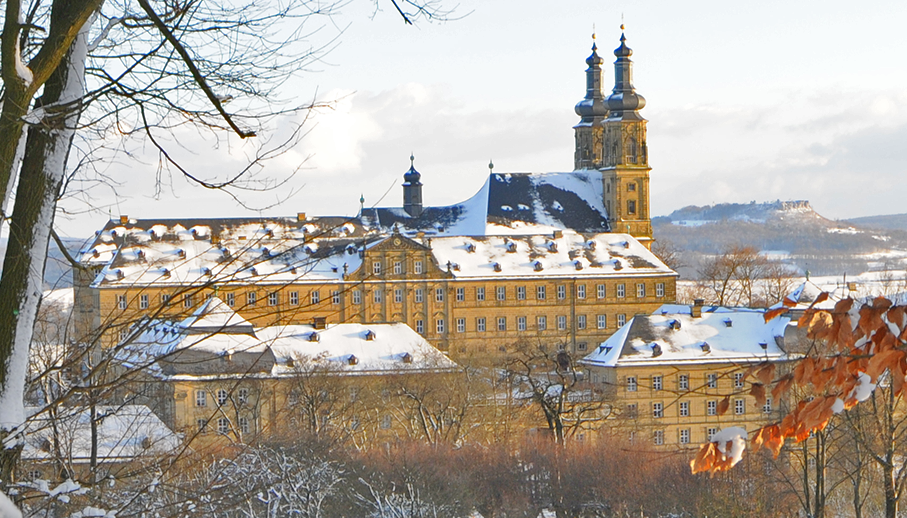 Winterliches Kloster Banz