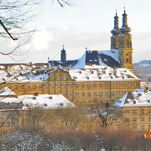 Winterliches Kloster Banz