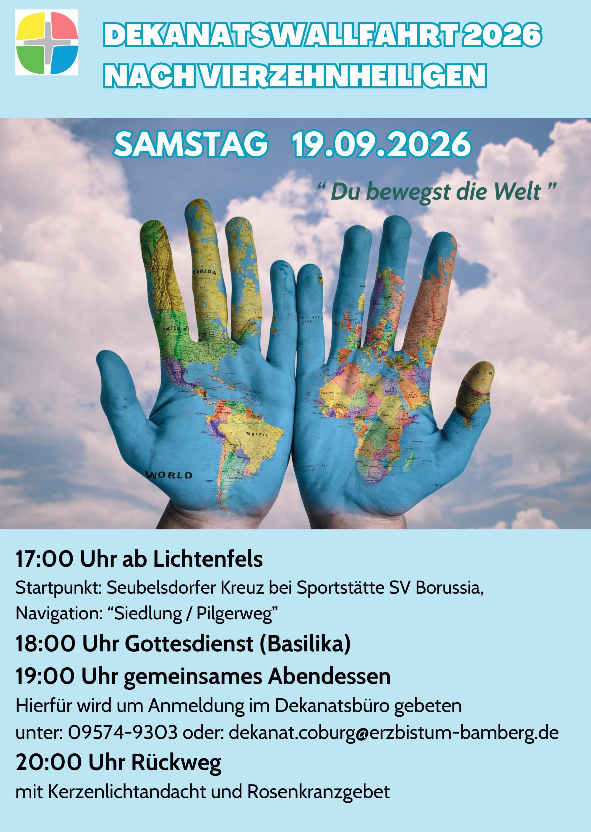 Dekanatswallfahrt September 2026 Vierzehnheiligen