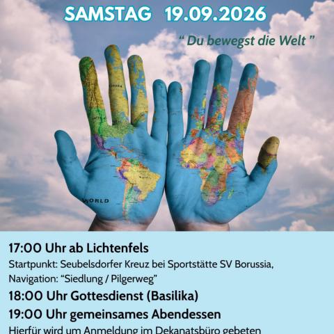 Dekanatswallfahrt September 2026 Vierzehnheiligen
