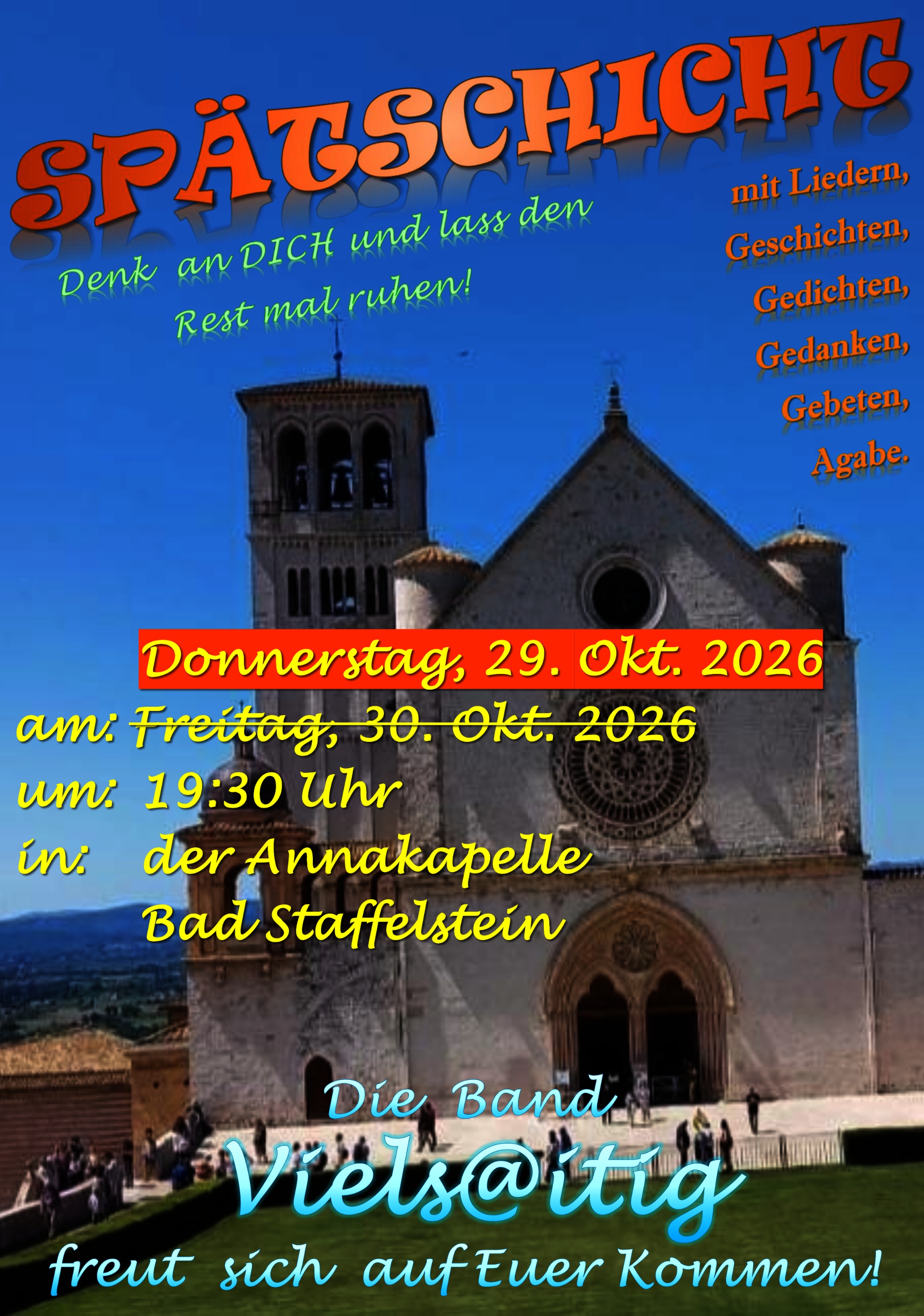 Plakat Spätschicht Okt 2026