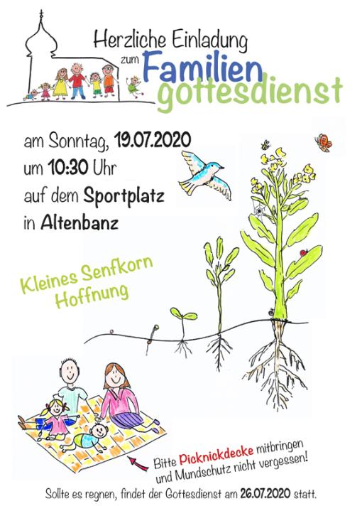 Familiengottesdienst 19.07.2020