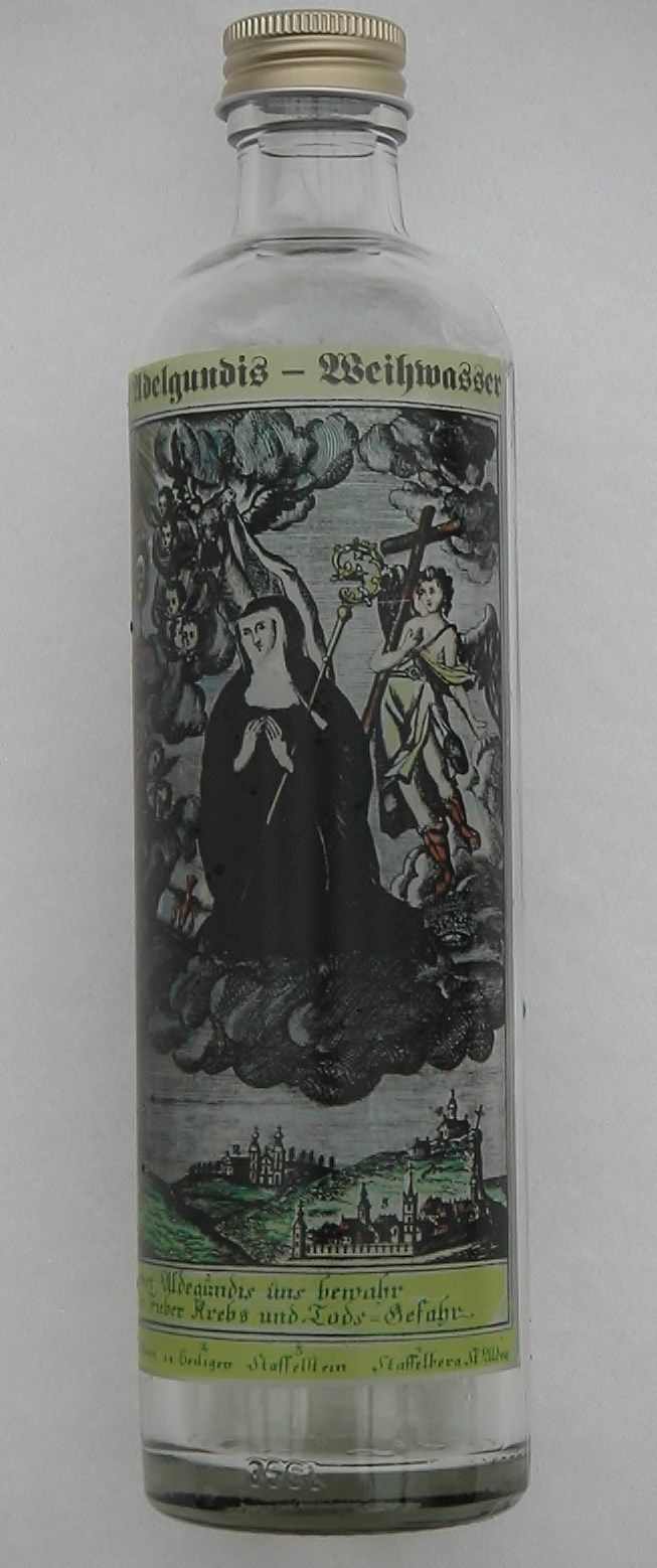 Flasche Weihwasser Adelgundis