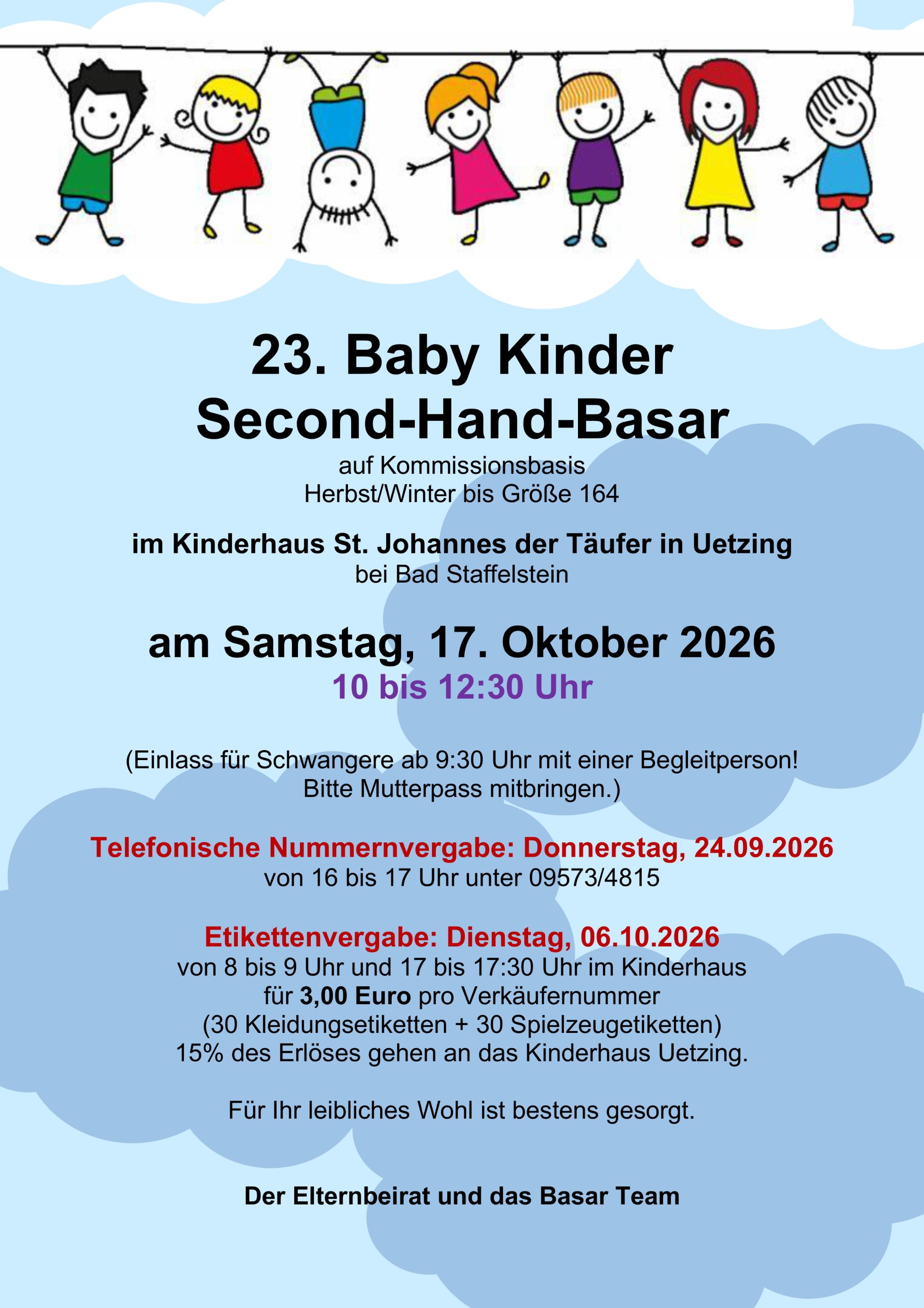Second-Hand-Basar Kinderhaus Uetzing
