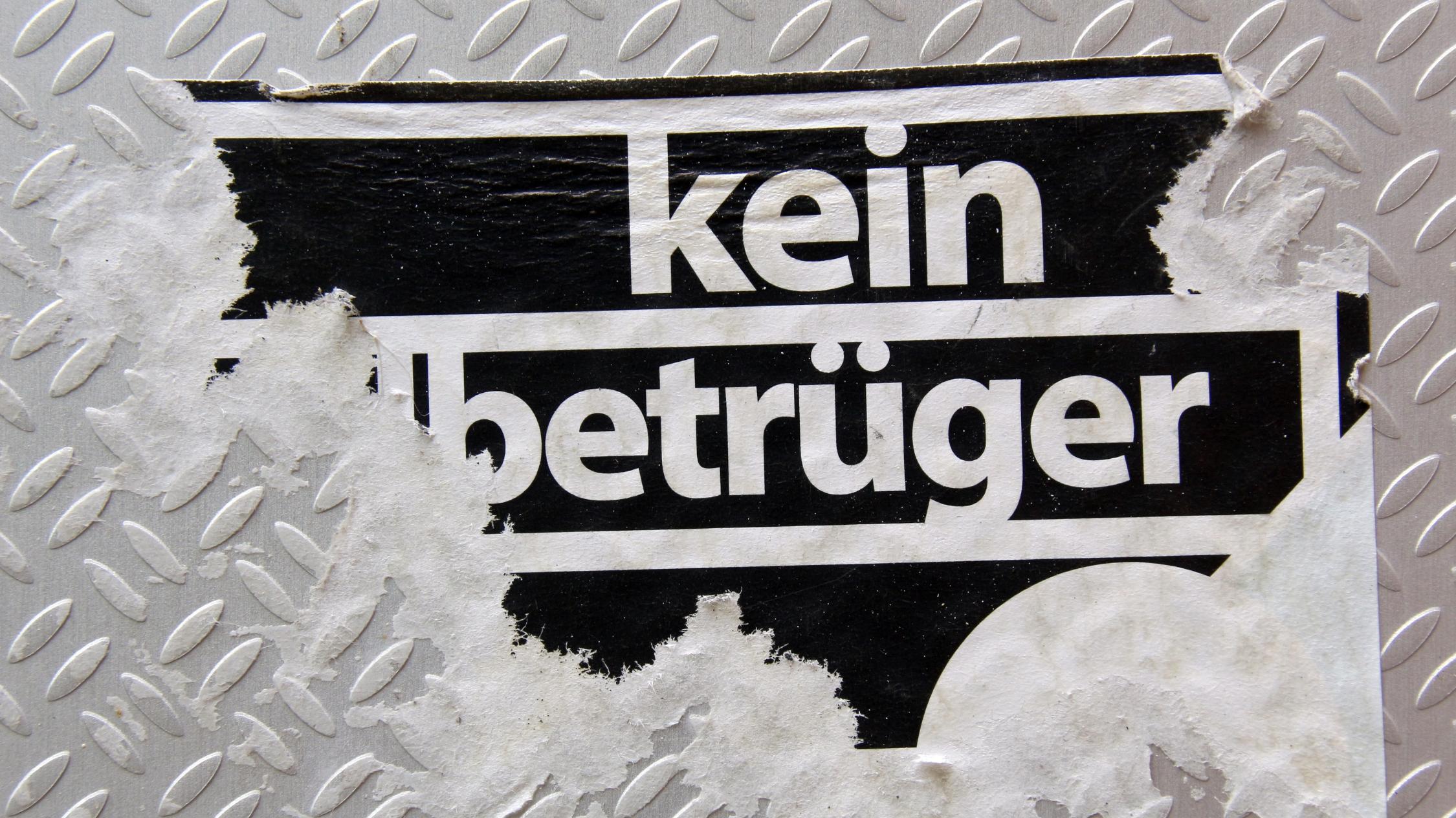 Kein Betrüger
