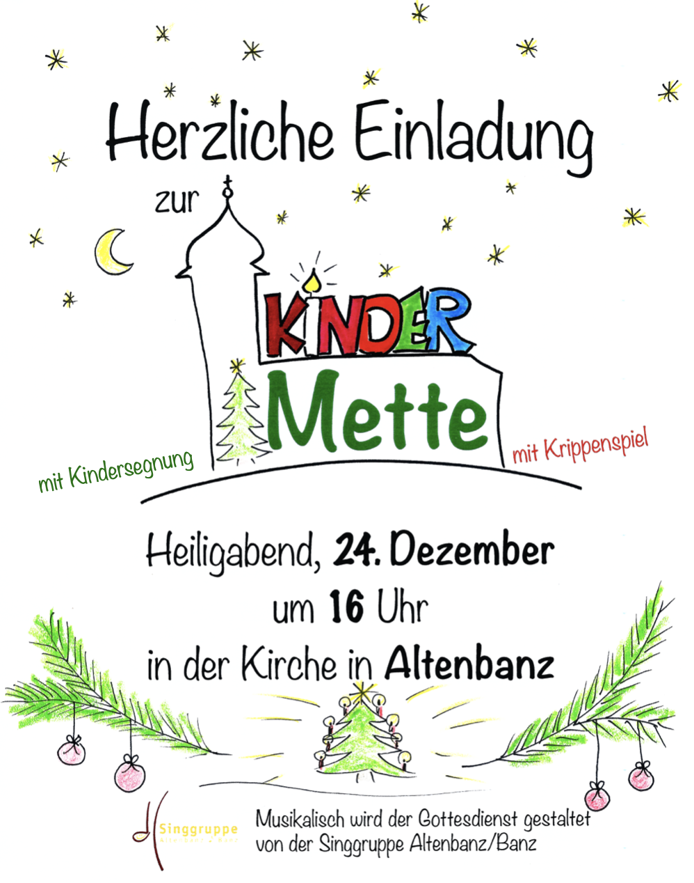Kindermette Heiligabend 2023