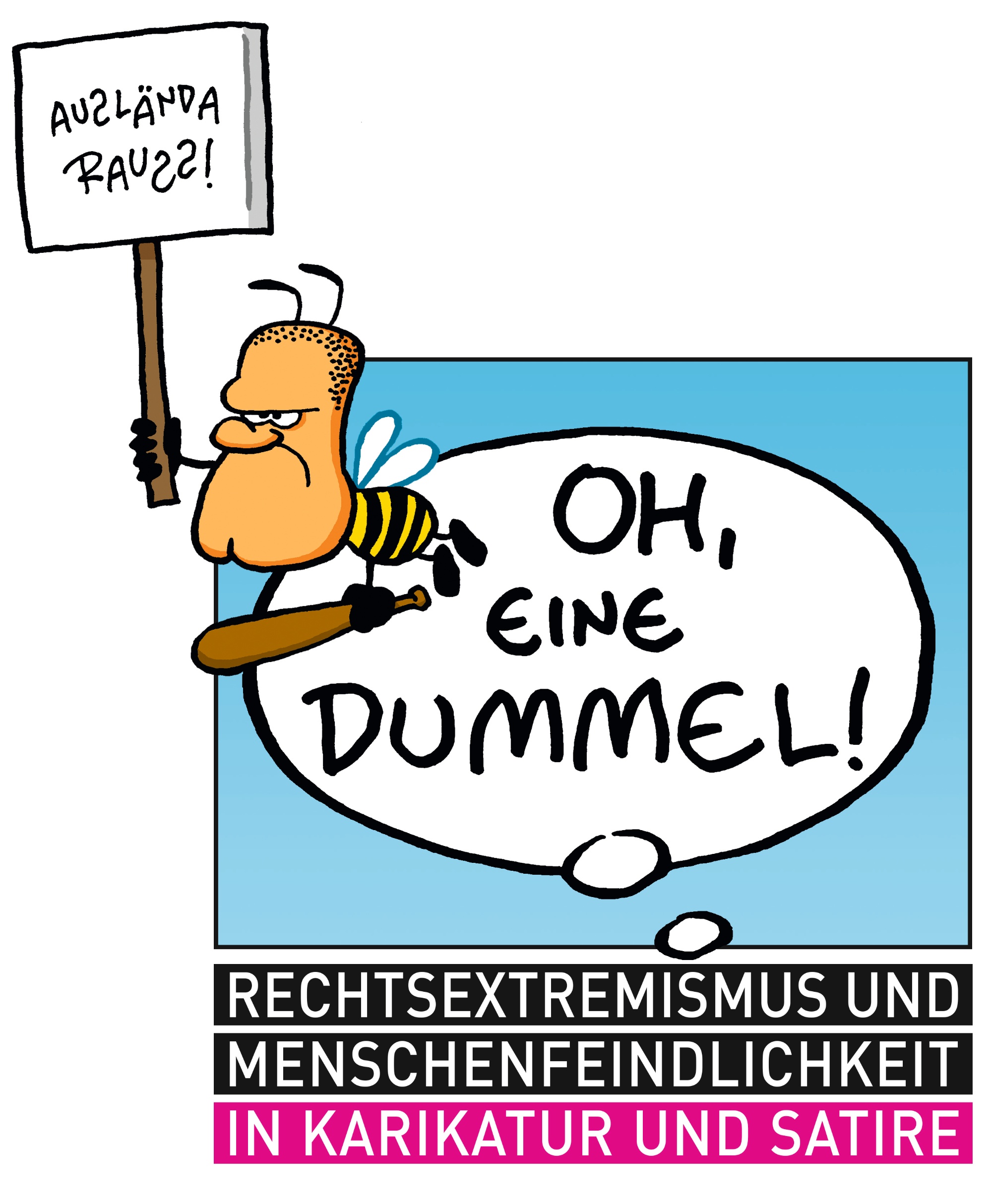 Logo der Ausstellung Oh, eine Dummel Vierzehnheiligen