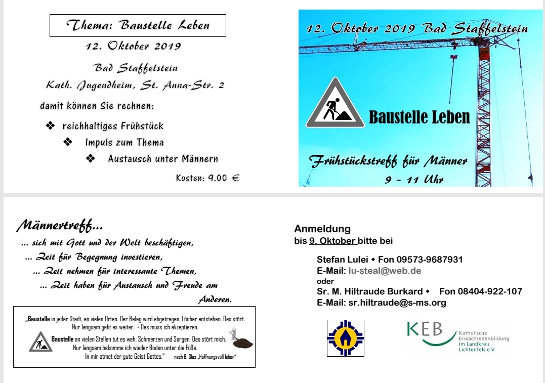 Männerfrühstück 2019-10