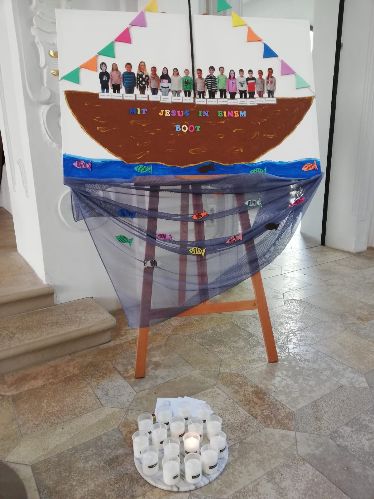 Mit Jesus in einem Boot
