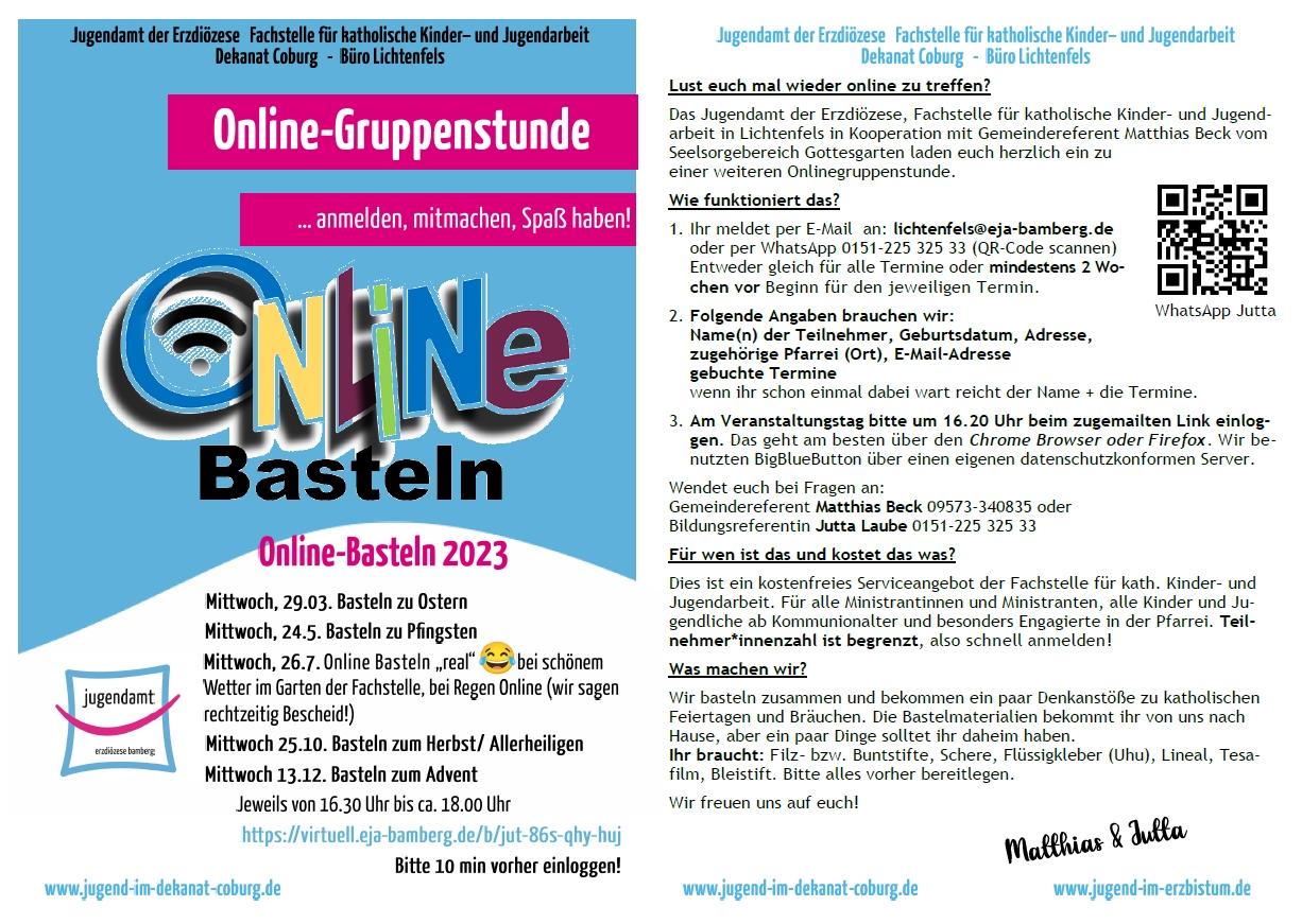 Online-Basteln Herbst 2023