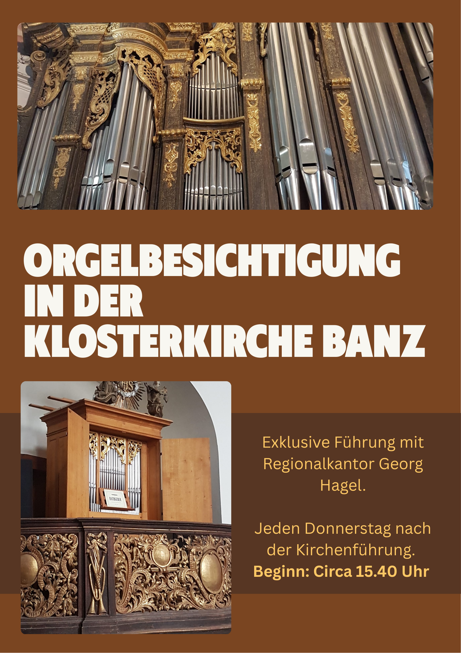 Orgelbesichtigung Georg Hagel