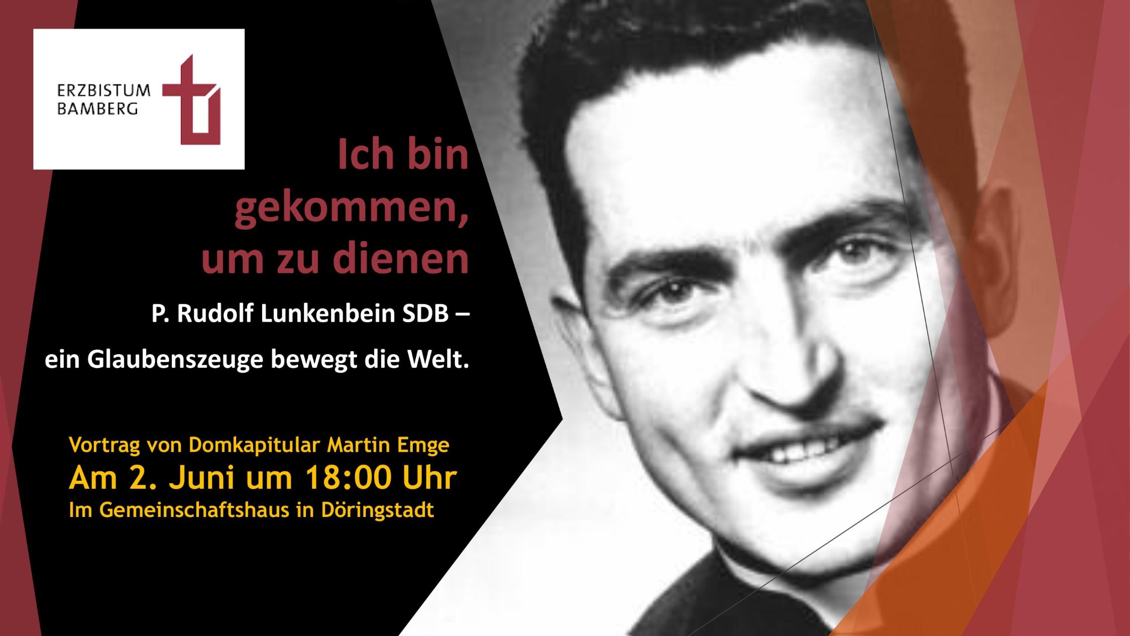 Gekommen um zu dienen –Plakat