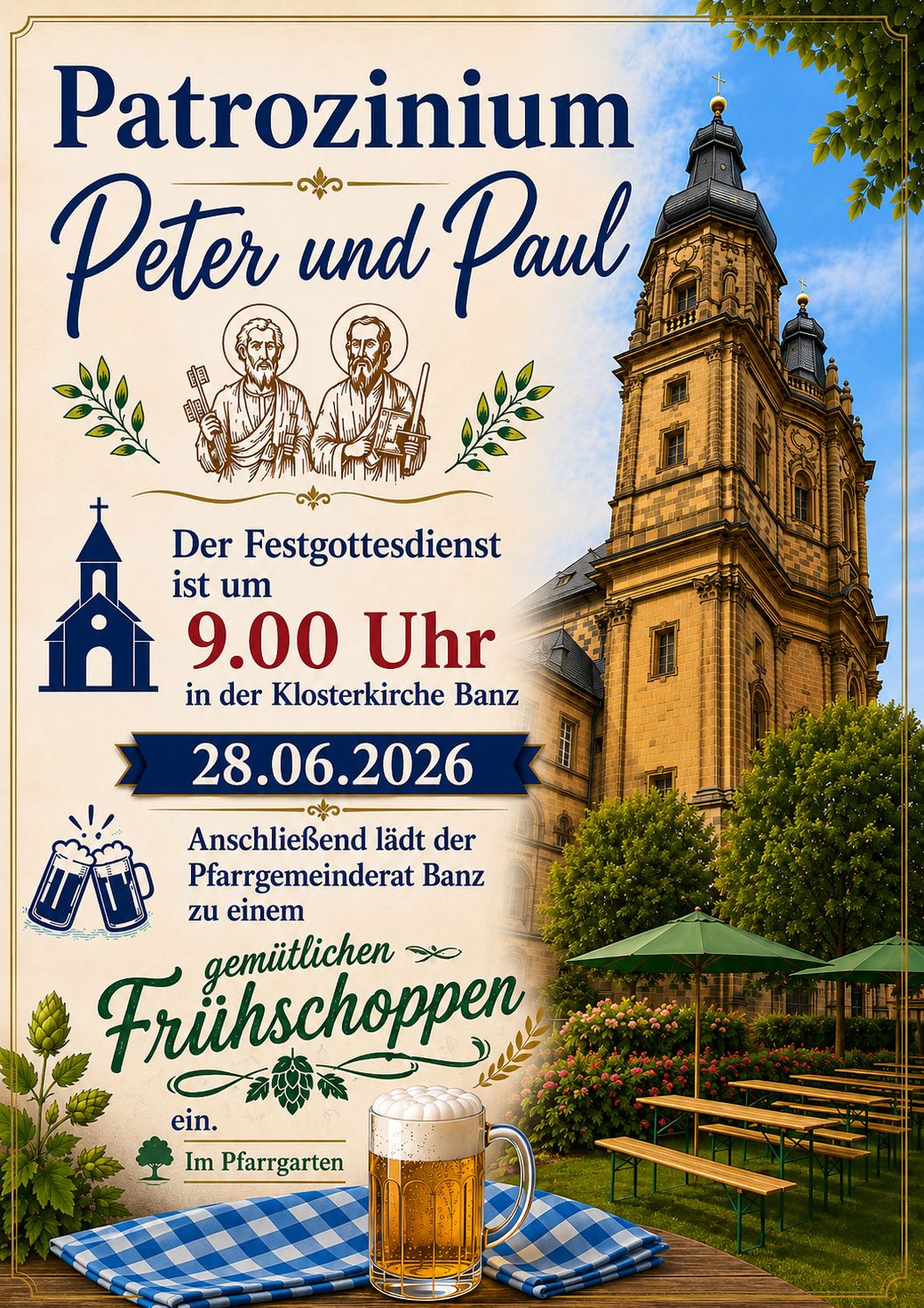Patrozinium Peter und Paul Plakat