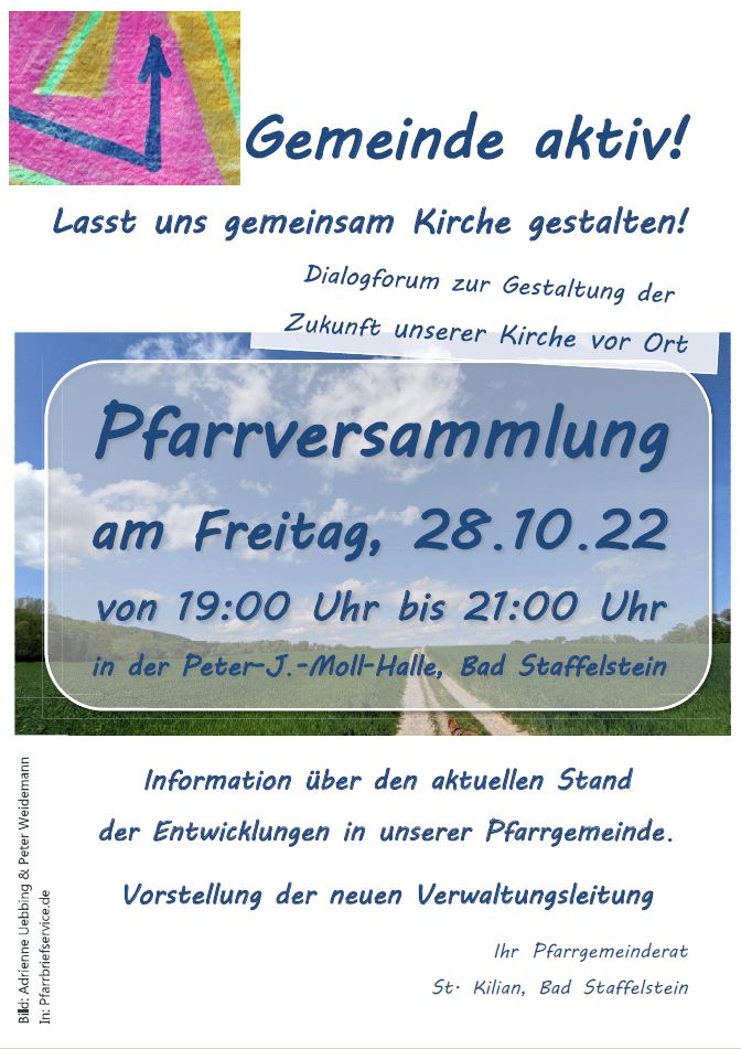 Pfarrversammlung am 28.10.22