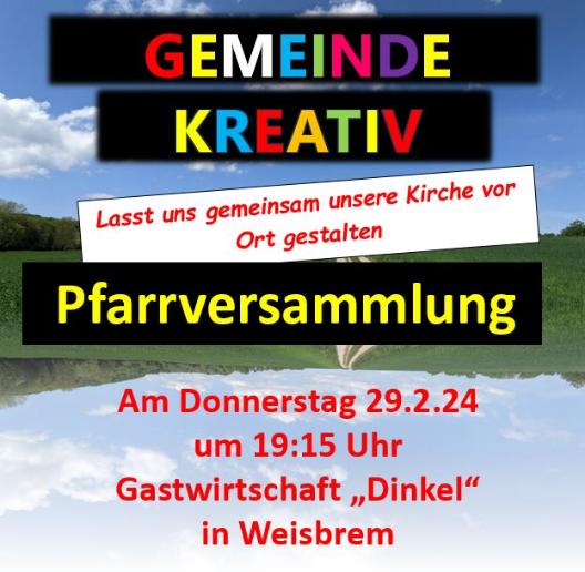 Pfarrvrersammlung Uetzing 2024