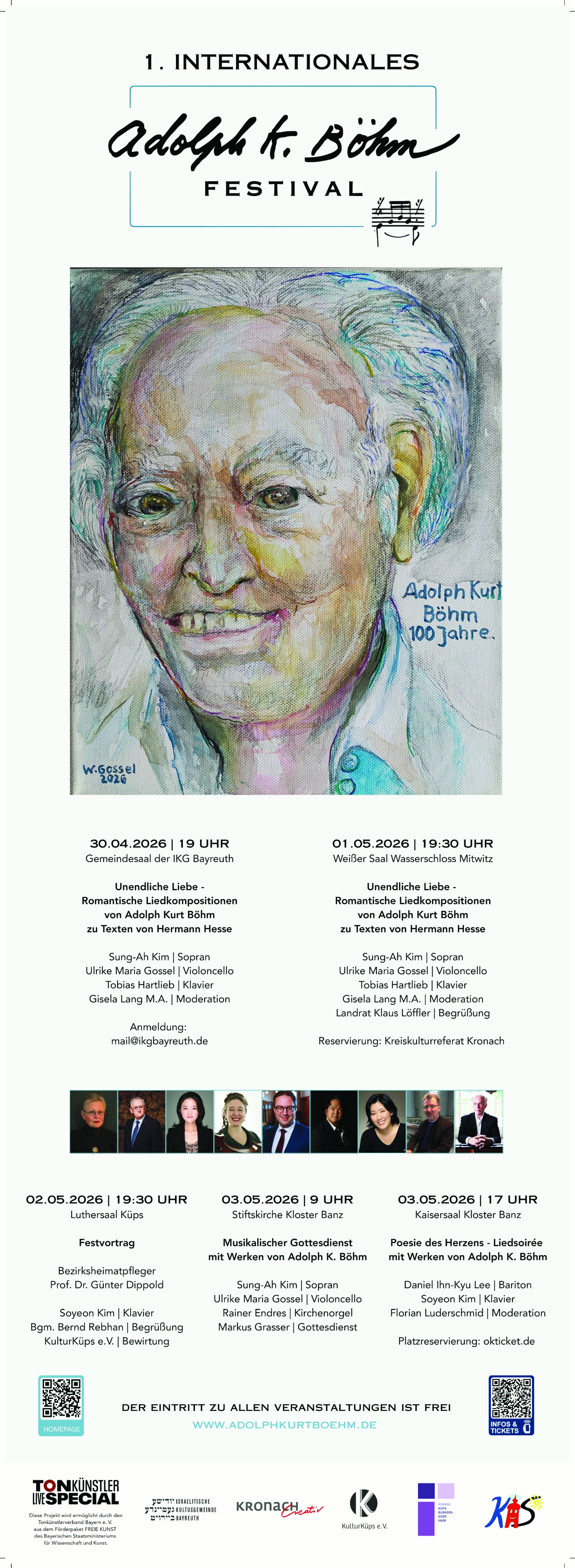Plakat Adolph K. Böhm Festival