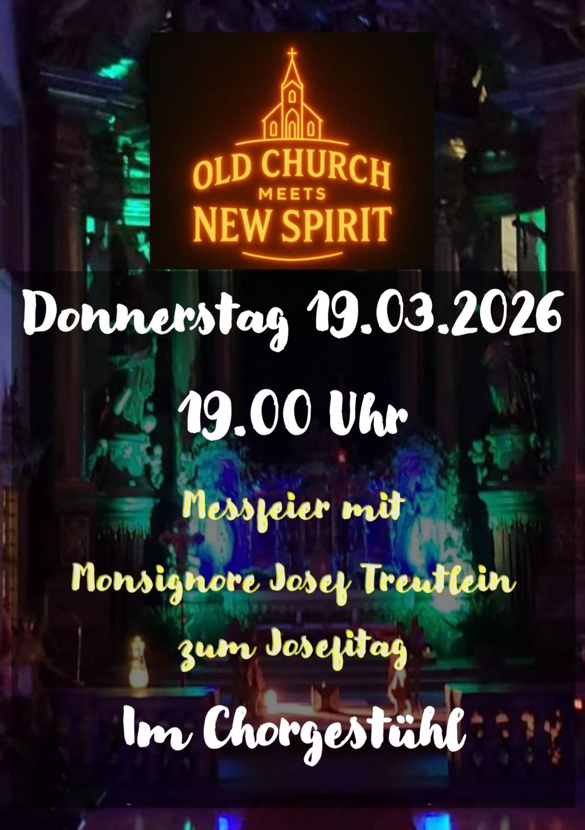 Plakat Old Church meets new spirit