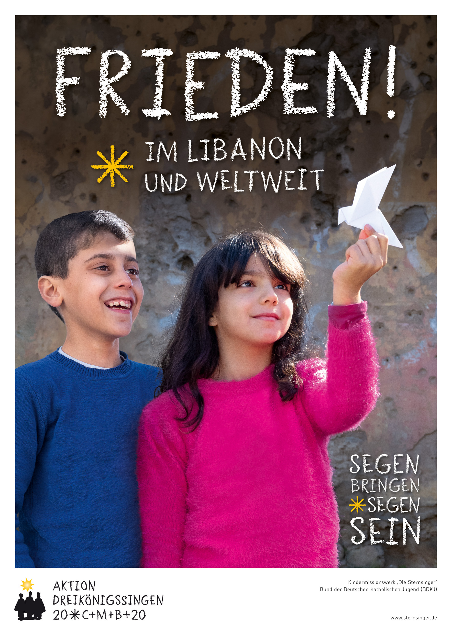 Sternsinger-Aktion 2020 Plakat