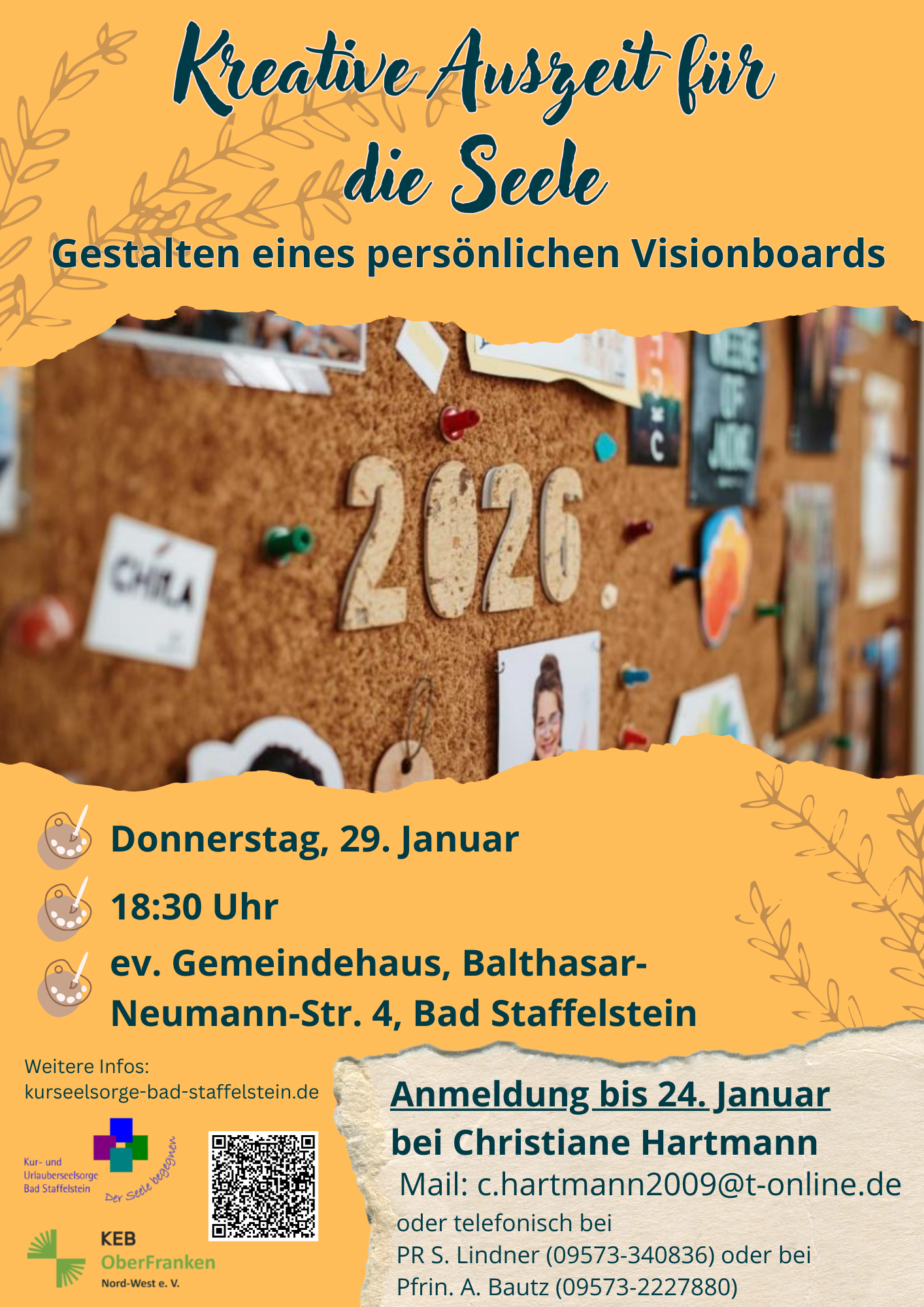 Visionboard 2026 Plakat