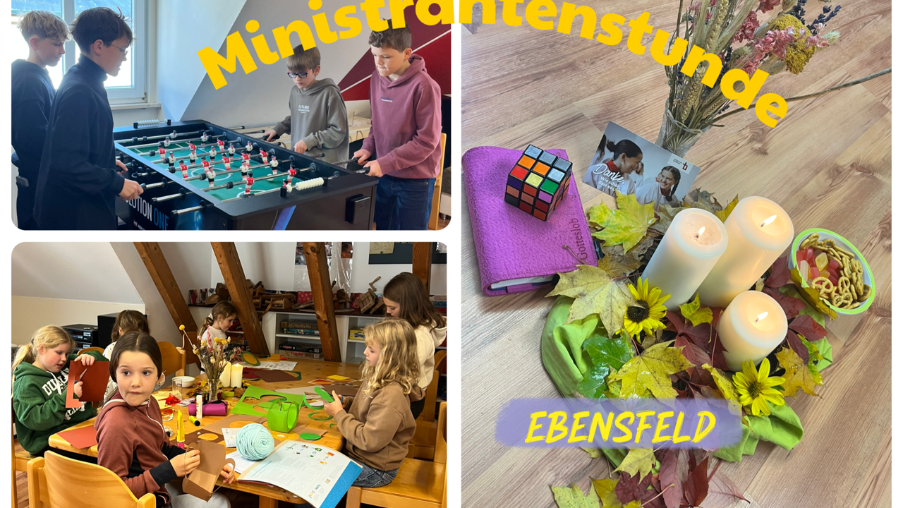 Kunterbunte Ministrantenstunde Ebensfeld