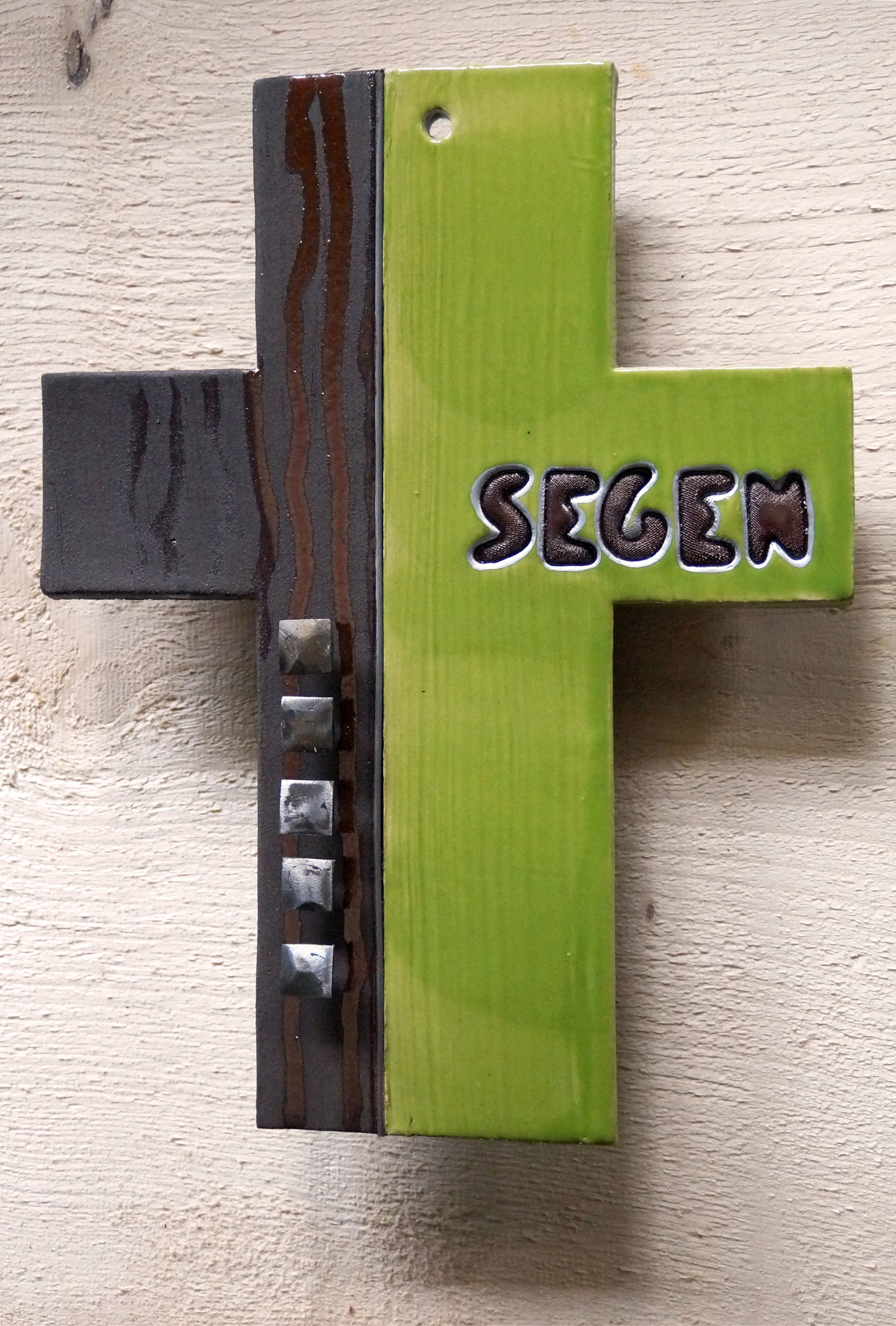 Keramikkreuz „Segen“